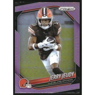 2025 Panini Prizm Prizms Pink #146 Jerry Jeudy