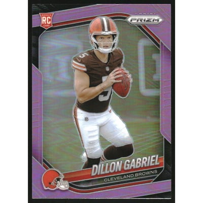 2025 Panini Prizm Prizms Pink #372 Dillon Gabriel