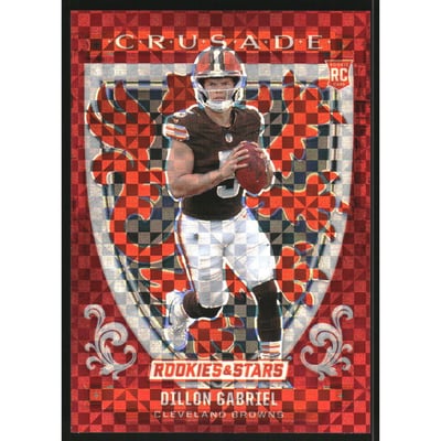 2025 Rookies and Stars Crusade Red Plaid #14 Dillon Gabriel