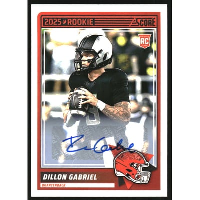 2025 Score Rookie Signatures #41 Dillon Gabriel