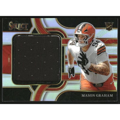 2025 Select Jumbo Rookie Swatches Prizm #7 Mason Graham