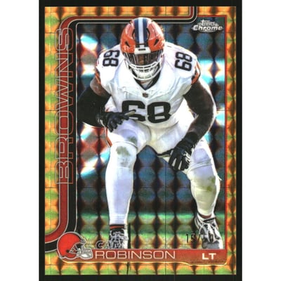 2025 Topps Chrome Gold Geometric Refractors #124 Cam Robinson