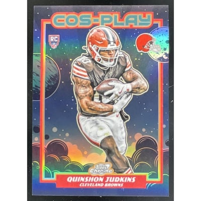 2025 Topps Cosmic Chrome Cos-Play #CP-5 Quinshon Judkins SP RC