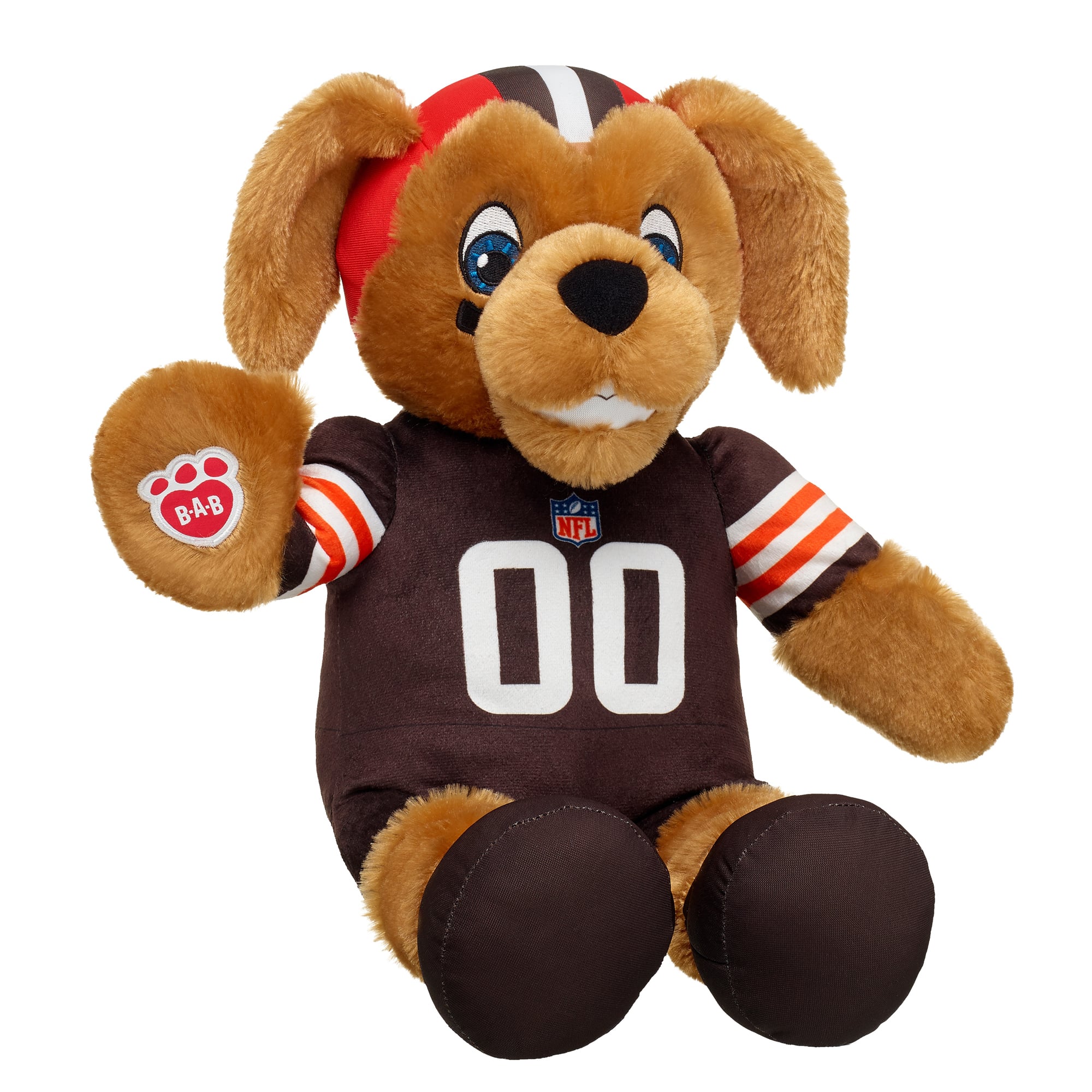 Peluche mascotte des Cleveland Browns de Build-A-Bear