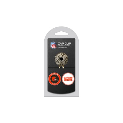 Cleveland Browns Cap Clip with 2 Magnetic Markers Set