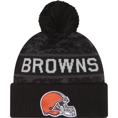 Gorro de punto New Era Salute To Service 2026 del Cleveland Browns