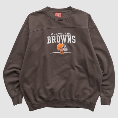 Cleveland Browns NFL 2000s Pullover Sweatshirt - Brown - M by Fanatics Real Vintage