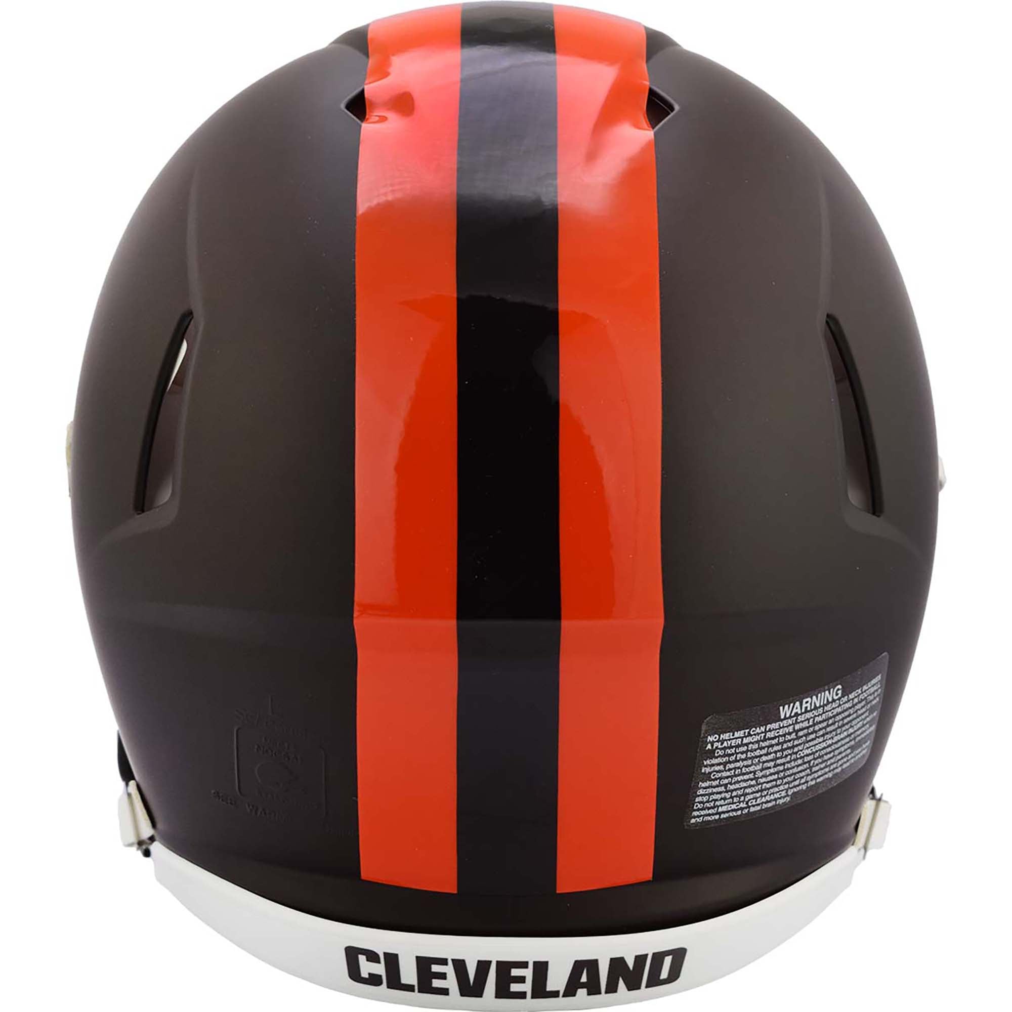 Casque authentique Riddell Speed 2025 des Cleveland Browns, remplaçant Alpha Dawg