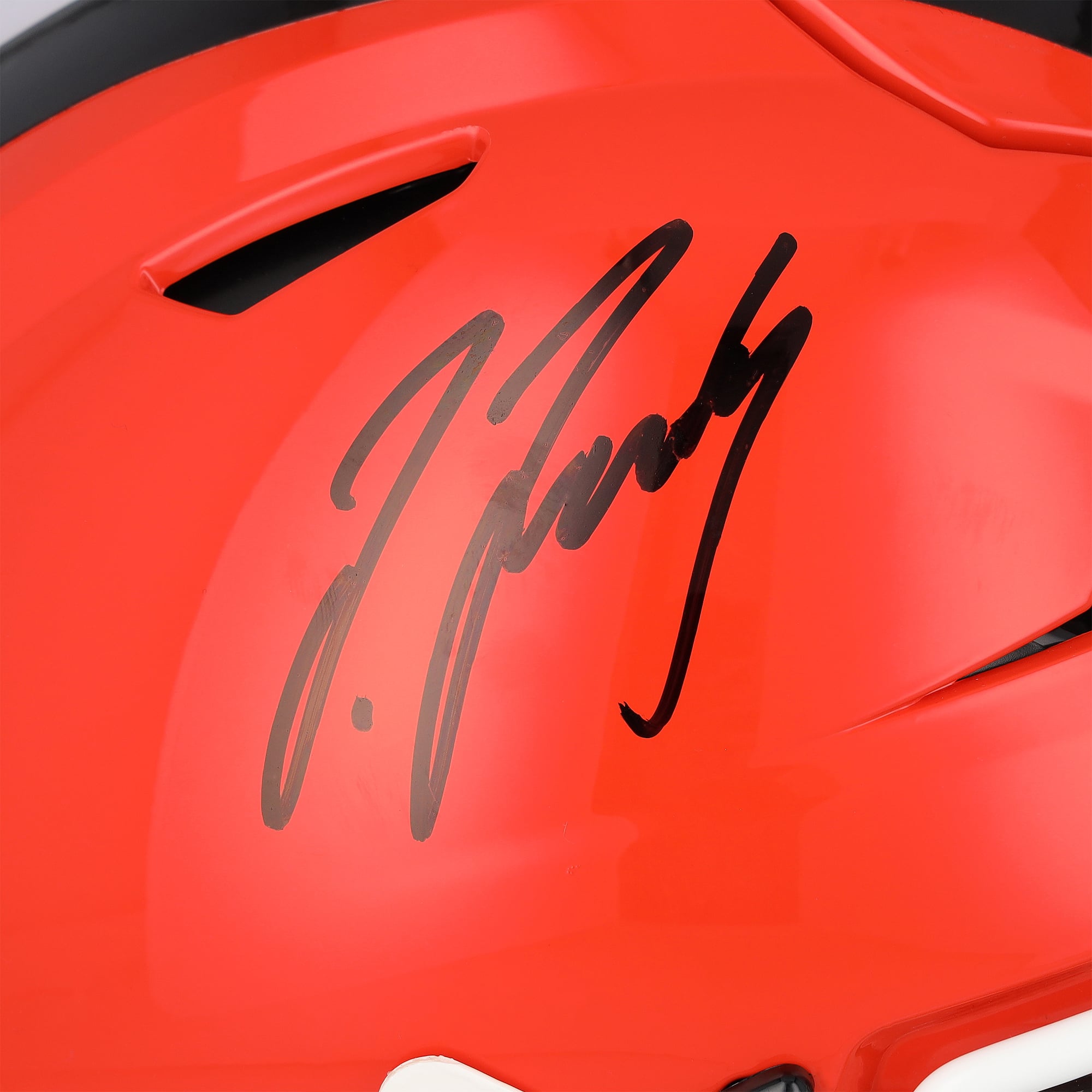 Jerry Jeudy Cleveland Browns Autographed Riddell Speed Flex Authentic Helmet
