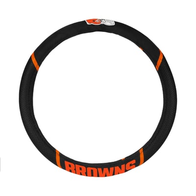 Cleveland Browns Logo Brands Steering Wheel Cover