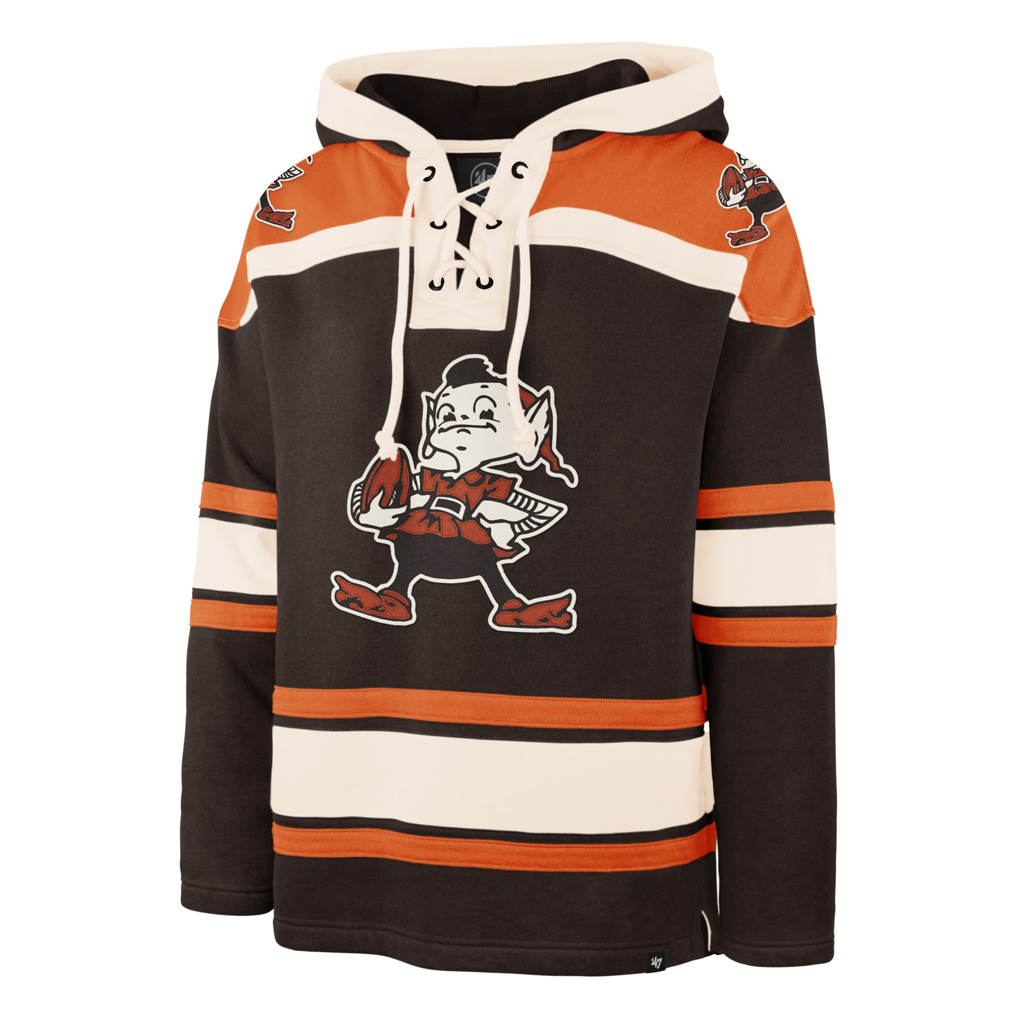 Sweat à capuche marron Cleveland Browns '47 pour homme
