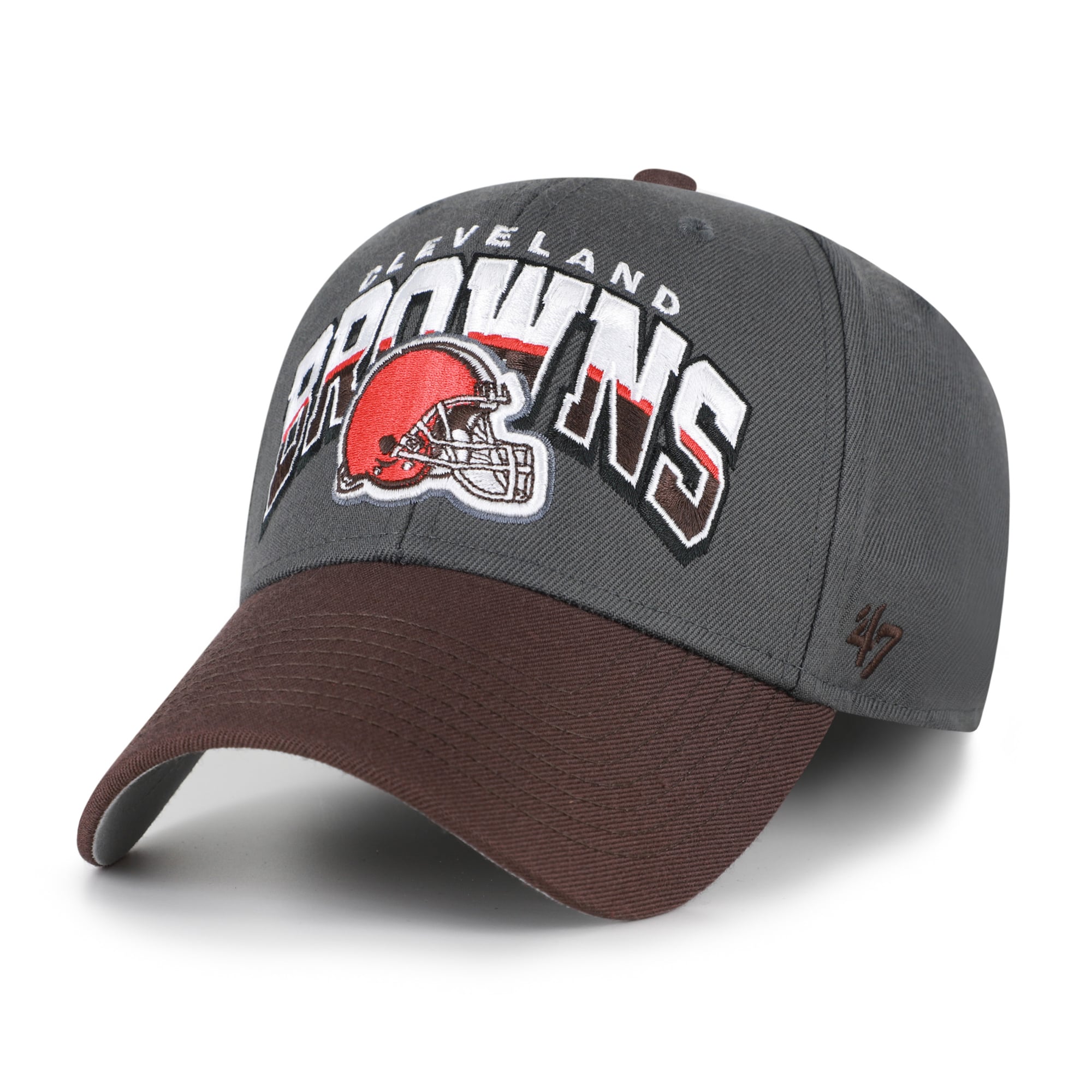 Casquette ajustable Cleveland Browns MVP '47 Charcoal pour homme