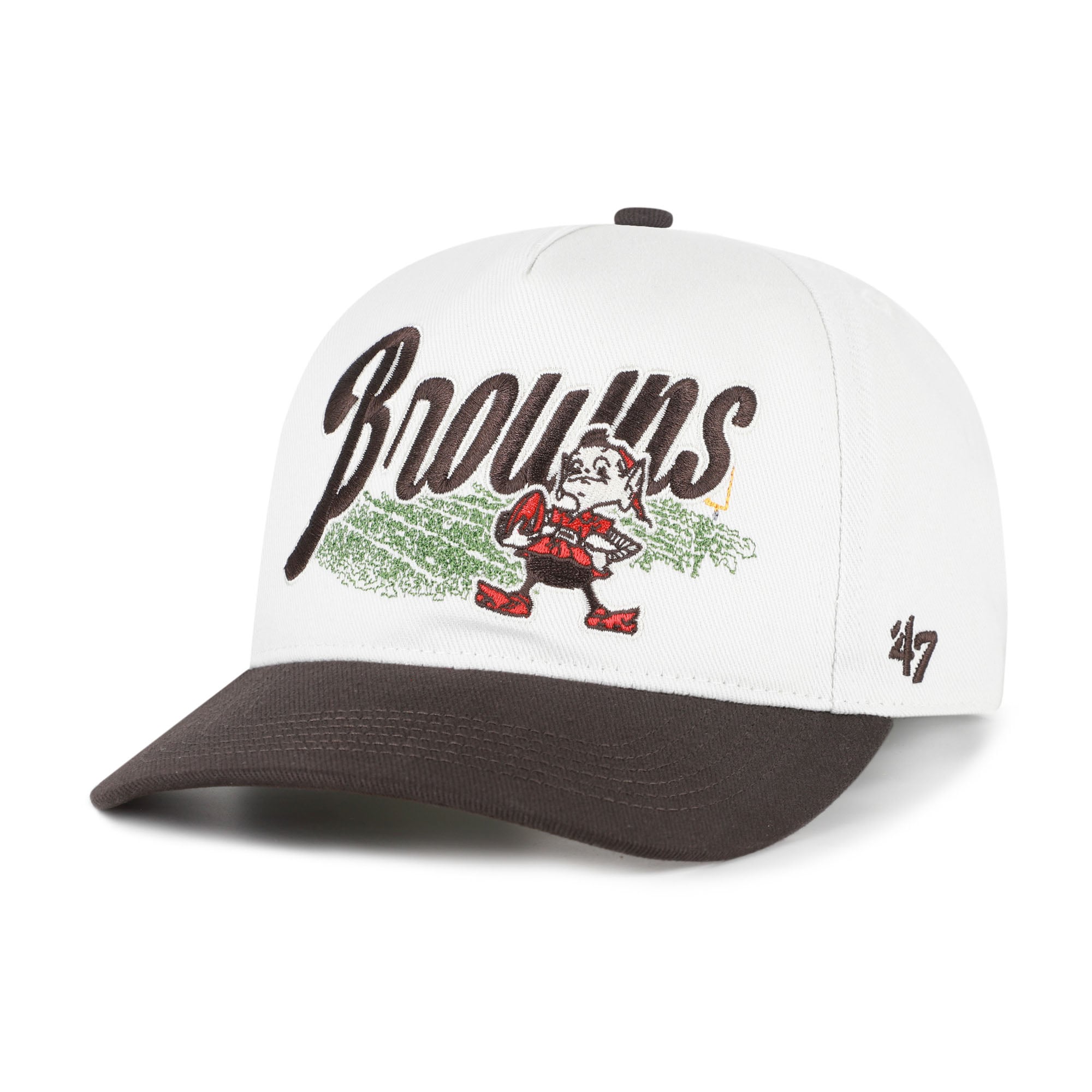 Men's '47 Cream Cleveland Browns Throwback Enfield Hitch Adjustable Hat