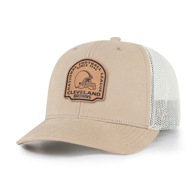 Cleveland Browns '47 Bonehide Trucker Adjustable Hat - Khaki
