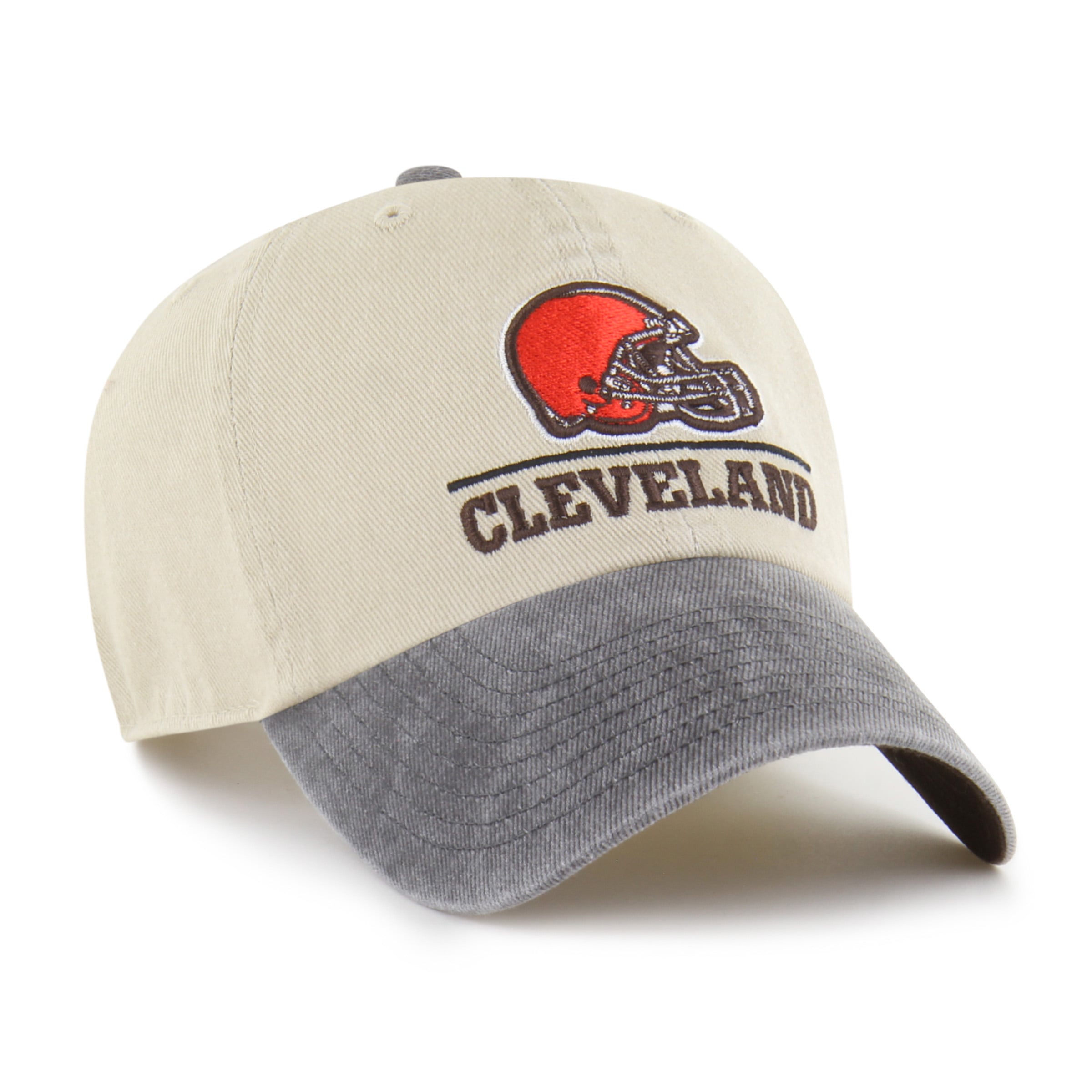 Casquette ajustable pour homme « 47 Natural Cleveland Browns Logo Line Clean Up »