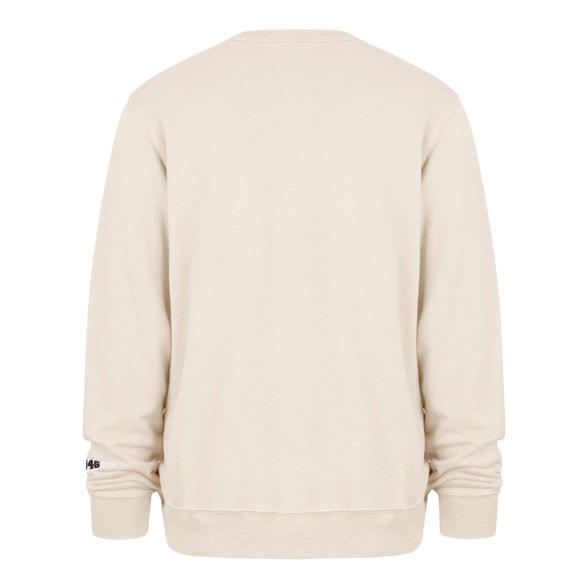 Men's '47 Tan Cleveland Browns Calderwood Well Worn French Terry Sweatshirt