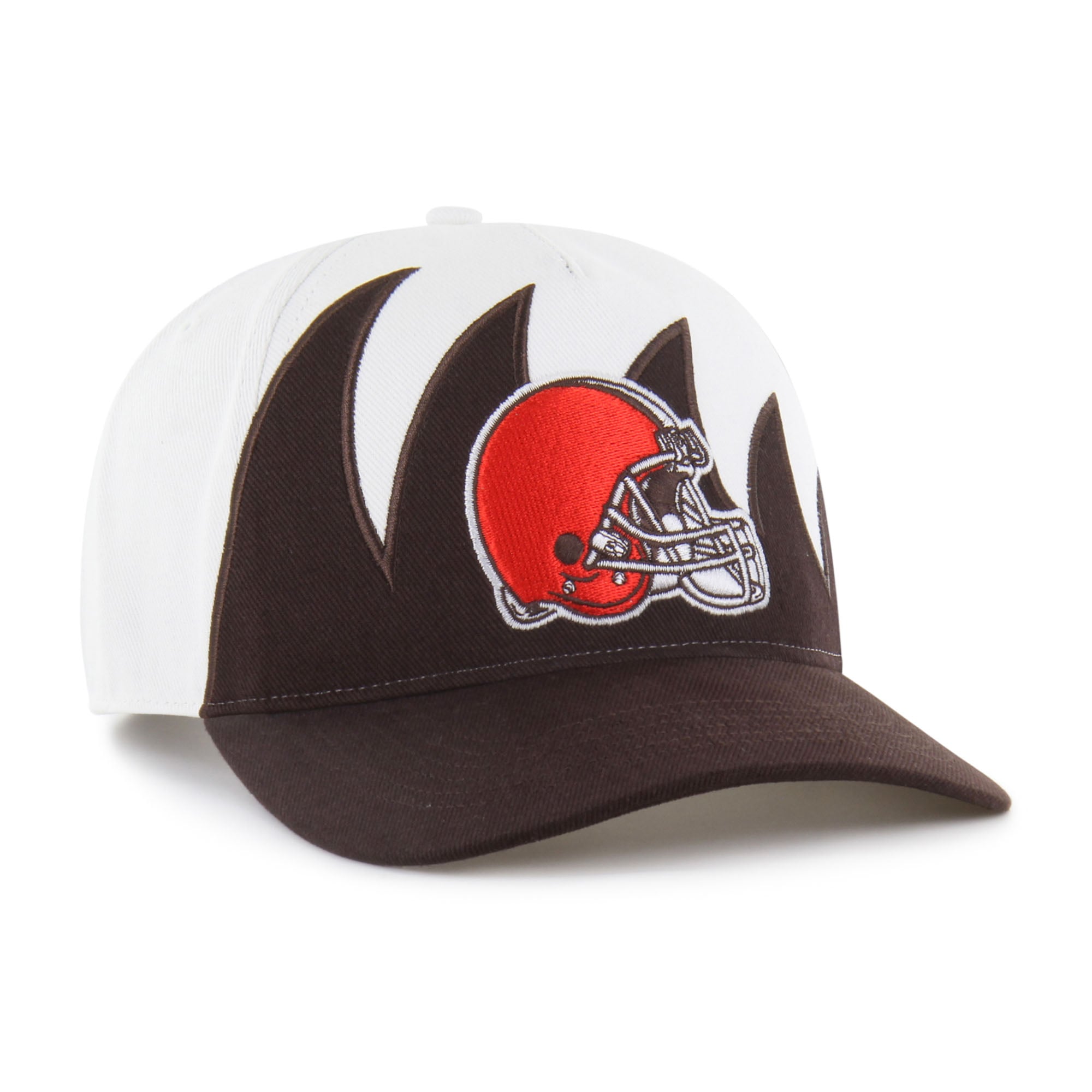 Men's '47 White Cleveland Browns Jagged Hitch Adjustable Hat