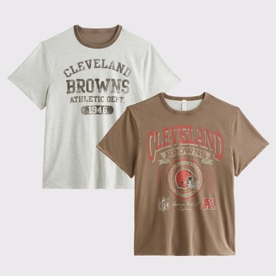Cleveland Browns Abercrombie & Fitch Reversible T-Shirt - Brown