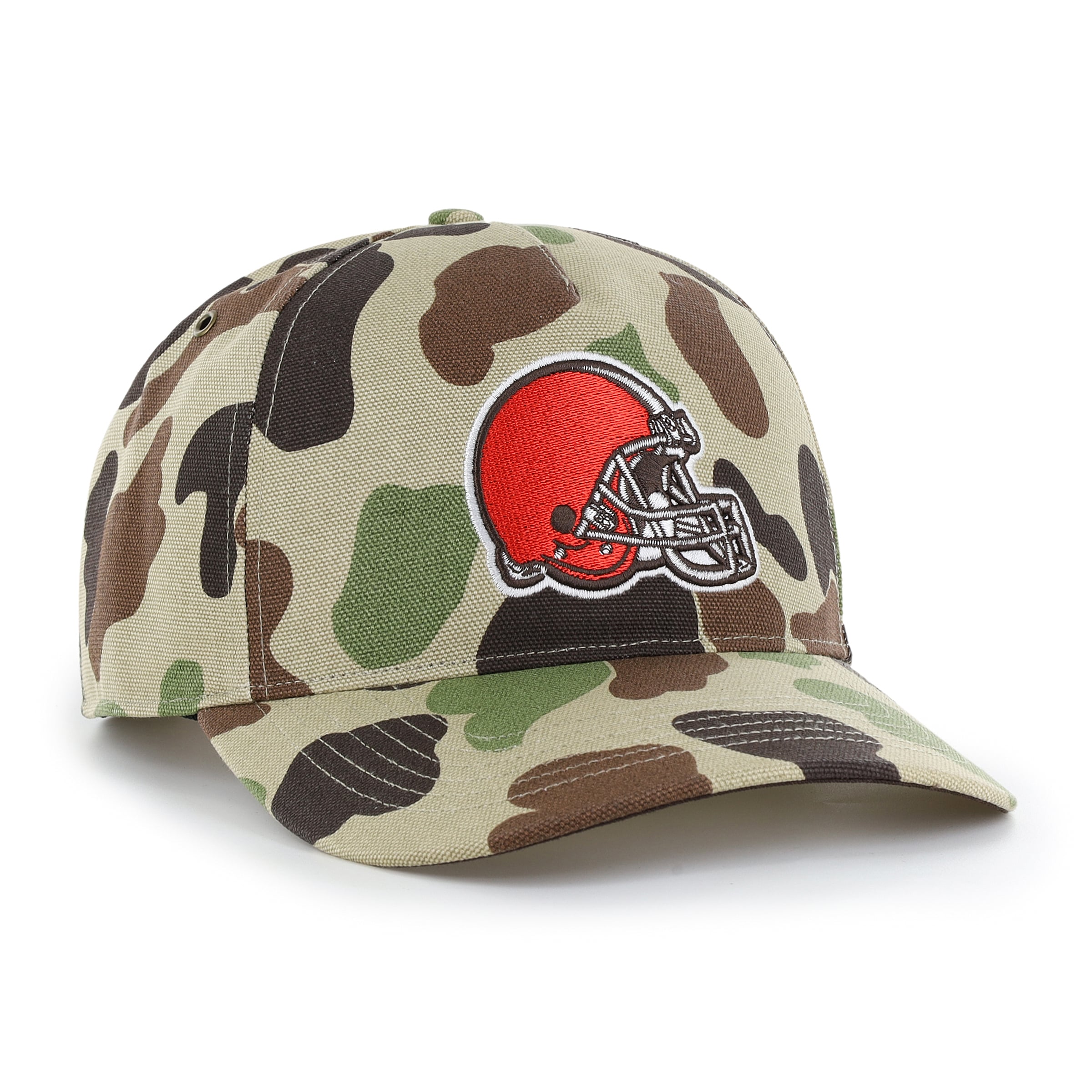 Casquette ajustable Carhartt x '47 Duck Camo Cleveland Browns Hitch pour homme