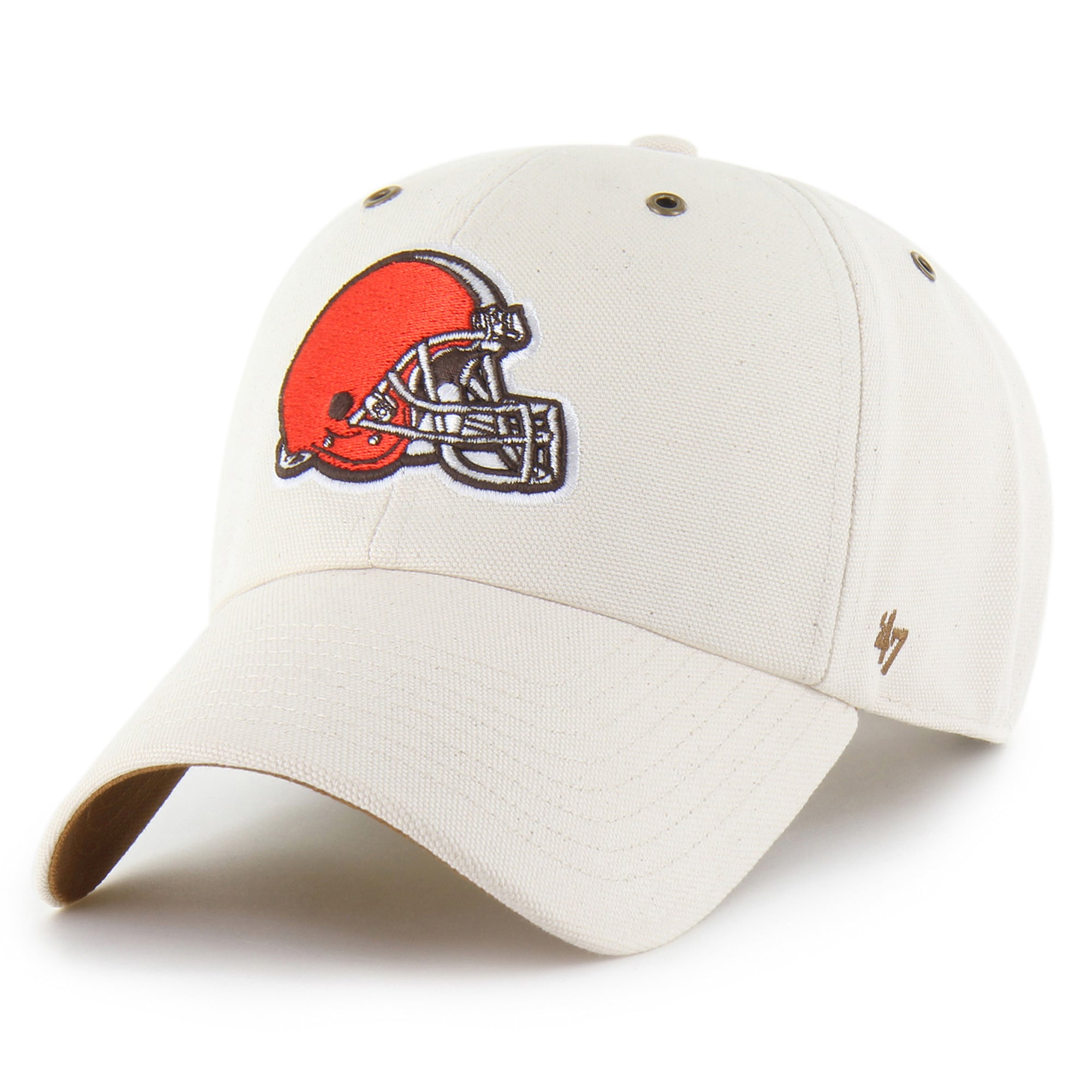 Casquette ajustable Carhartt x '47 Natural Cleveland Browns Undyed Clean Up pour homme
