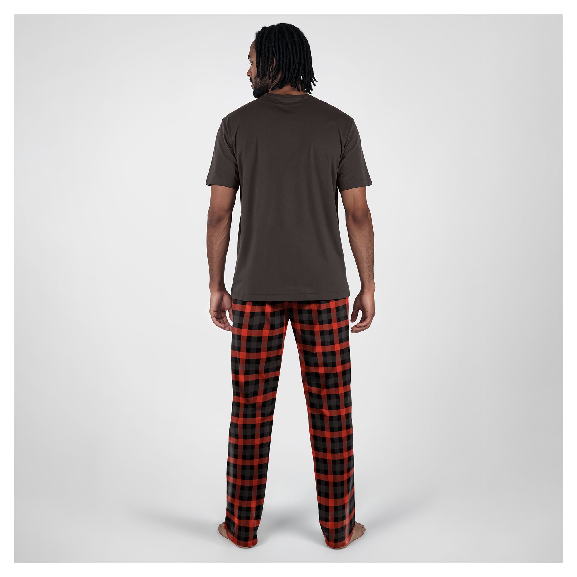 Men's Concepts Sport  Brown Cleveland Browns Big & Tall Highland Sleep Set