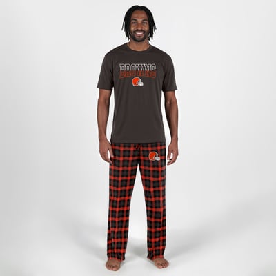 Cleveland Browns Concepts Sport Highland Sleep Set - Brown