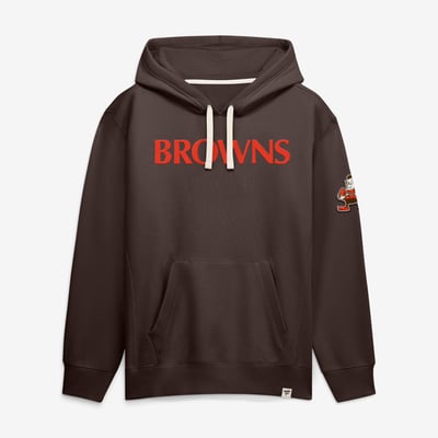 Cleveland Browns Fanatics New Horizons Heritage Pullover Hoodie - Brown