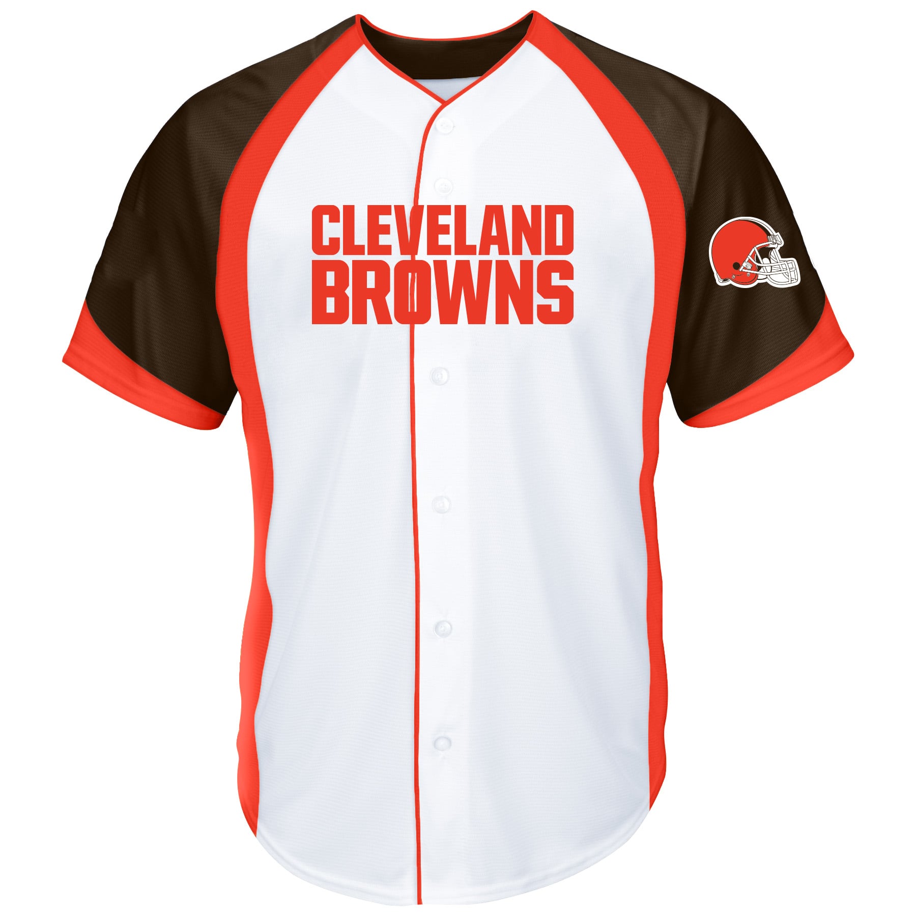 Maillot de baseball blanc à boutons Cleveland Browns pour homme, grande taille, modèle Shedeur Sanders Fanatics.