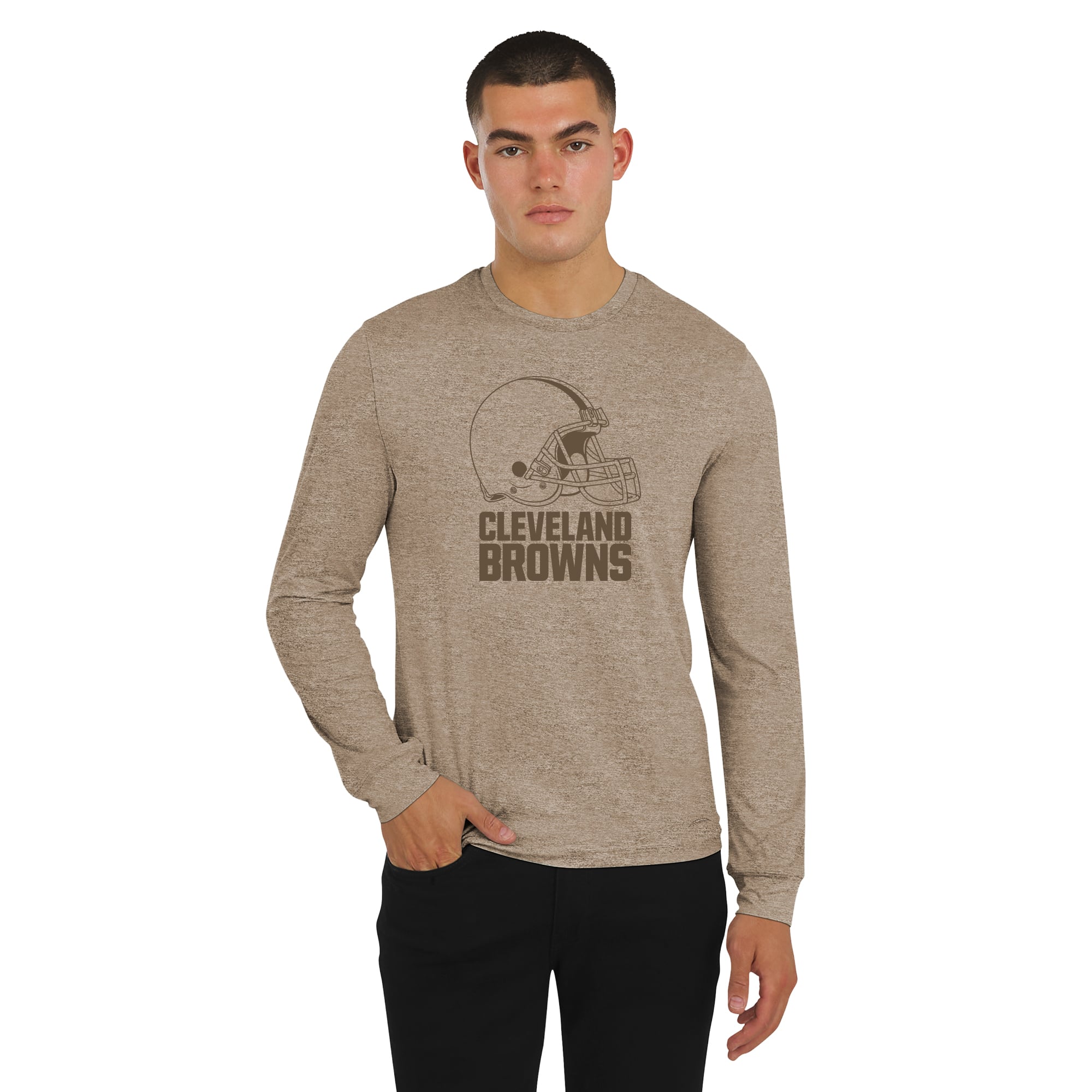 T-shirt à manches longues pour homme J. Palmer Brown Cleveland Browns Four Down