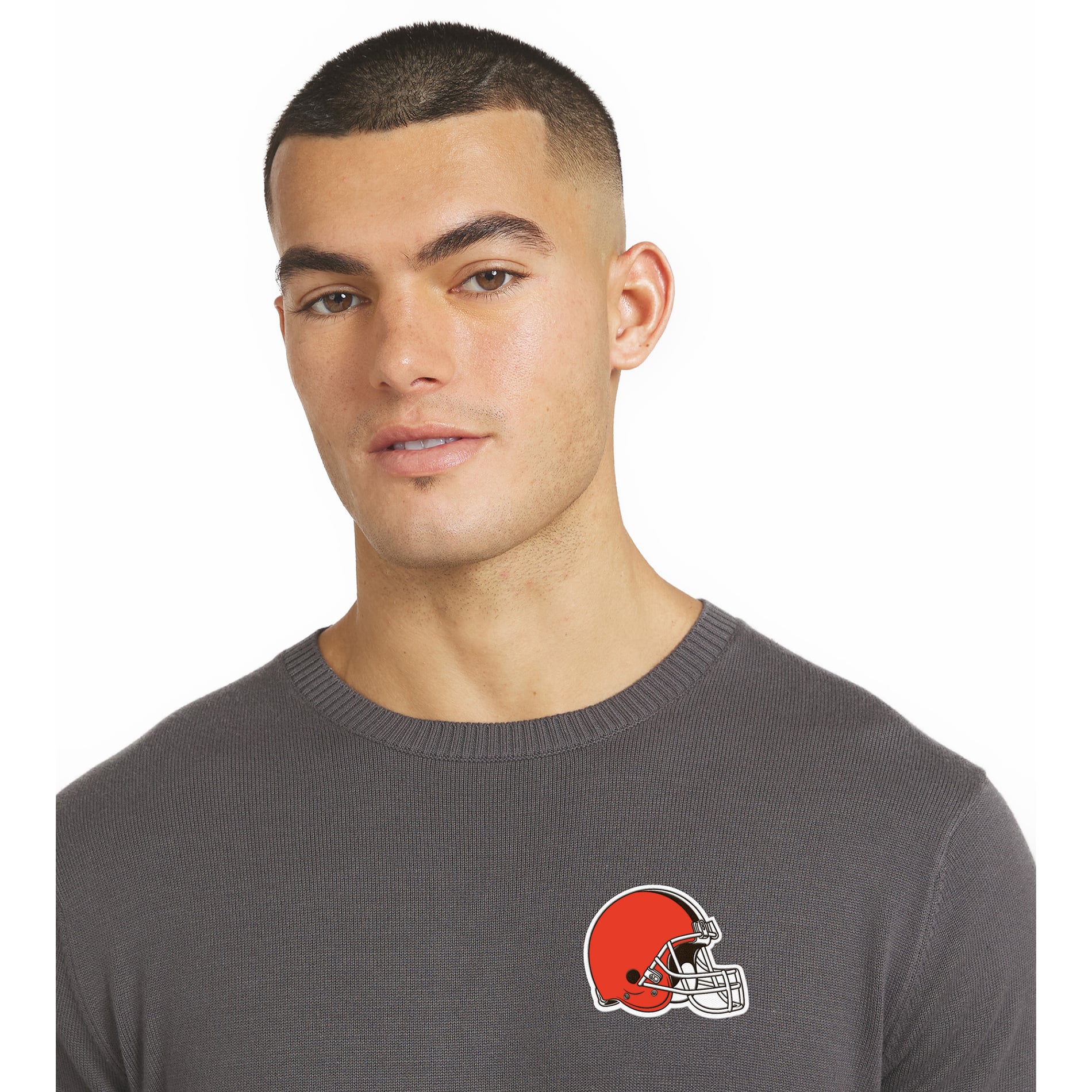 Pull J. Palmer pour homme, couleur anthracite, Cleveland Browns