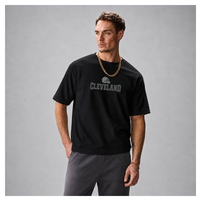 Cleveland Browns Levelwear Luxe Signature Tracker Knit T-Shirt - Black