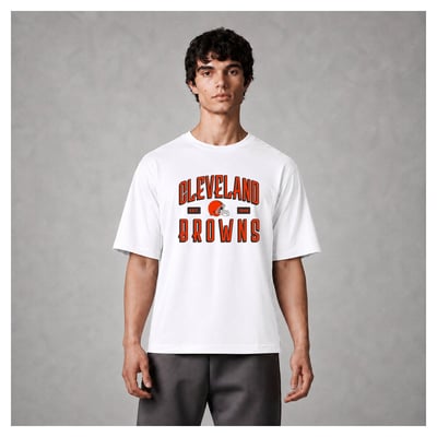 Cleveland Browns Levelwear Luxe Moment Stronghold Knit T-Shirt - White