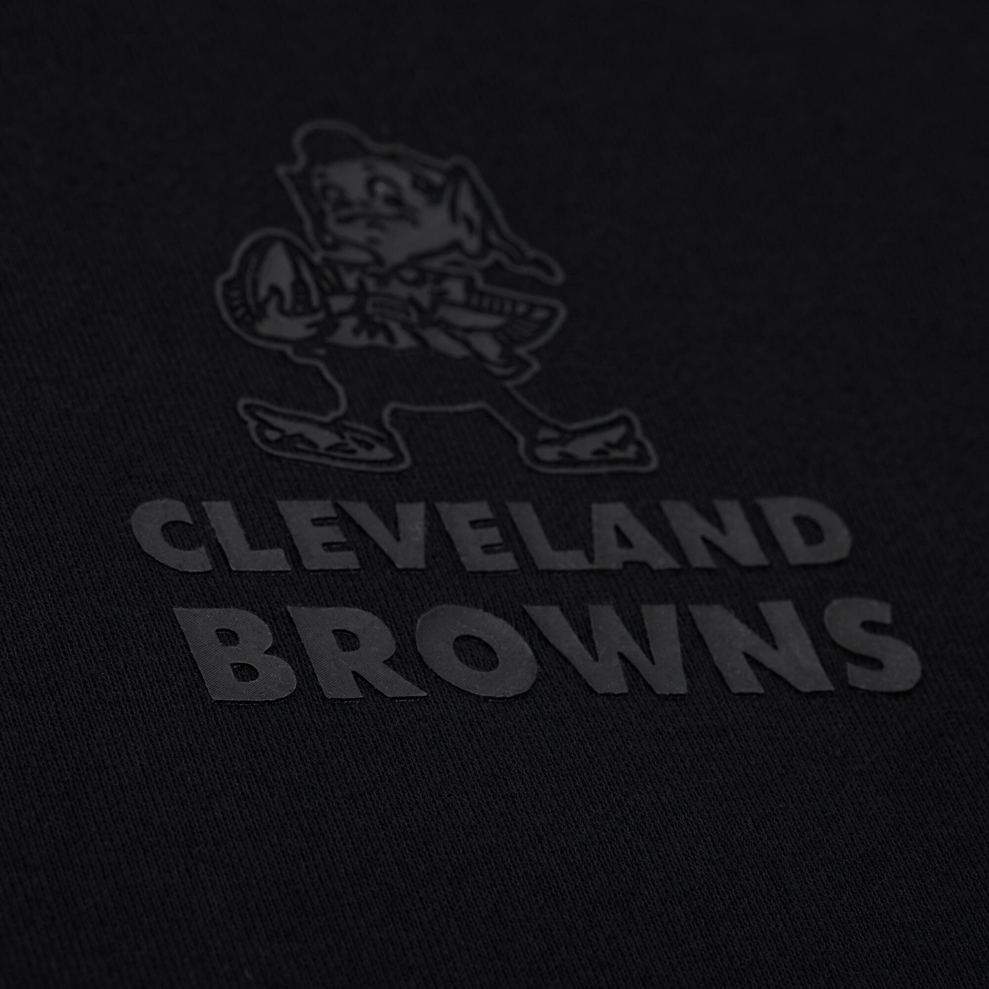 Men's Mitchell & Ness Cleveland Browns Core Essentials Micro Logo Fleece Sweatshirt