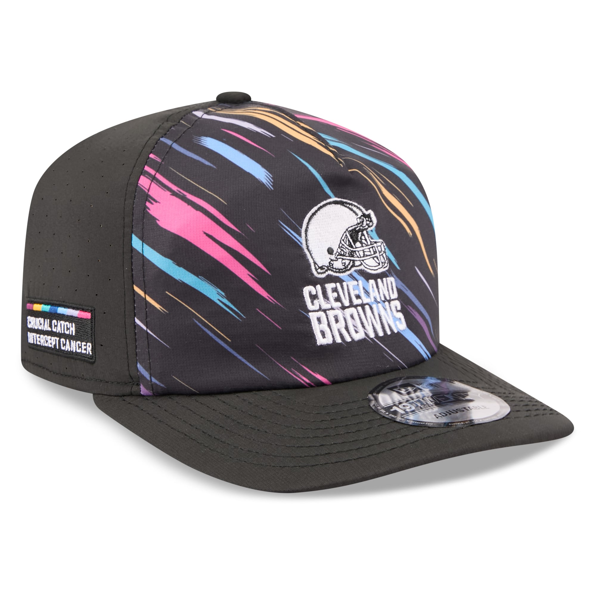 Men's New Era Black Cleveland Browns 2026 NFL Crucial Catch 19TWENTY Adjustable Hat
