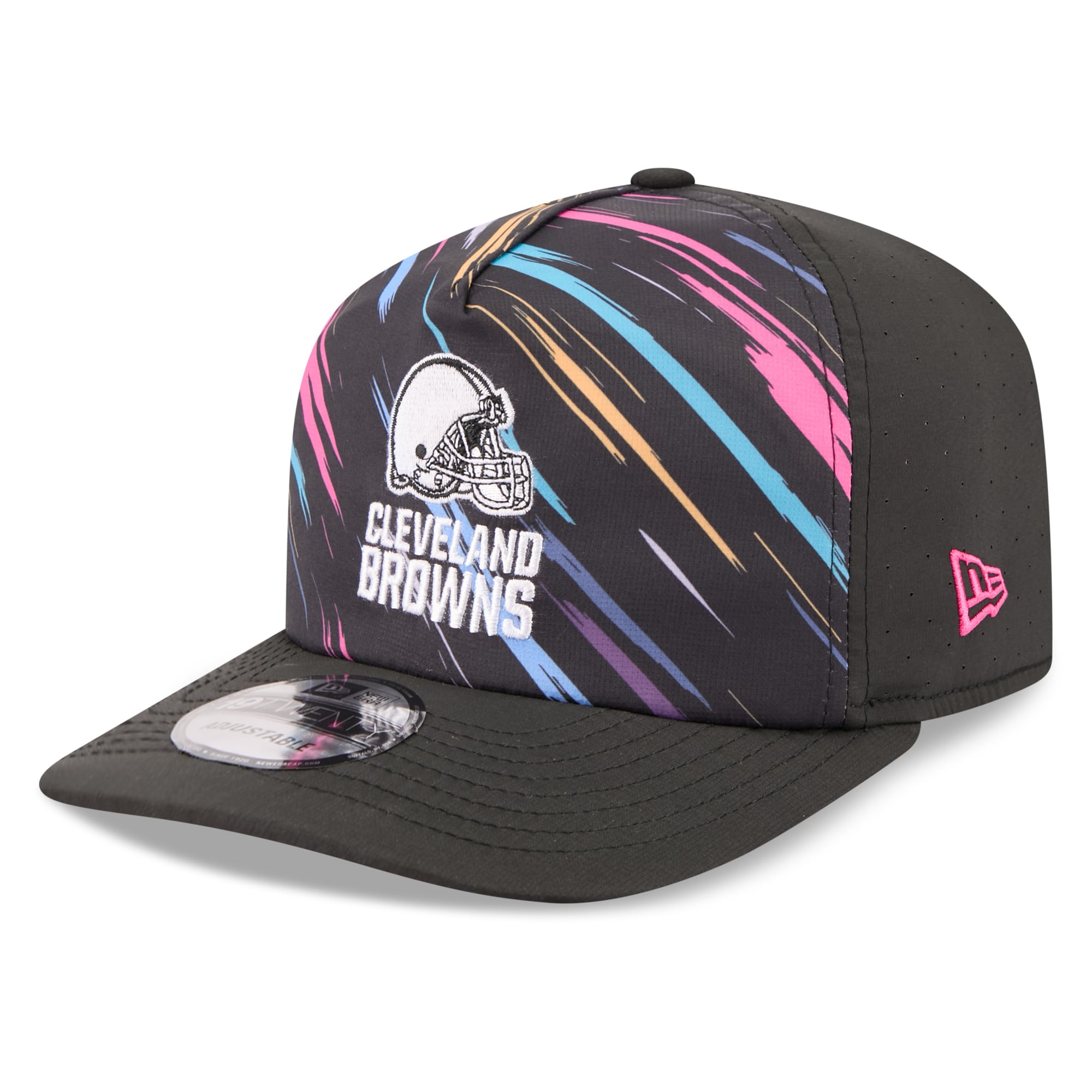 Men's New Era Black Cleveland Browns 2026 NFL Crucial Catch 19TWENTY Adjustable Hat