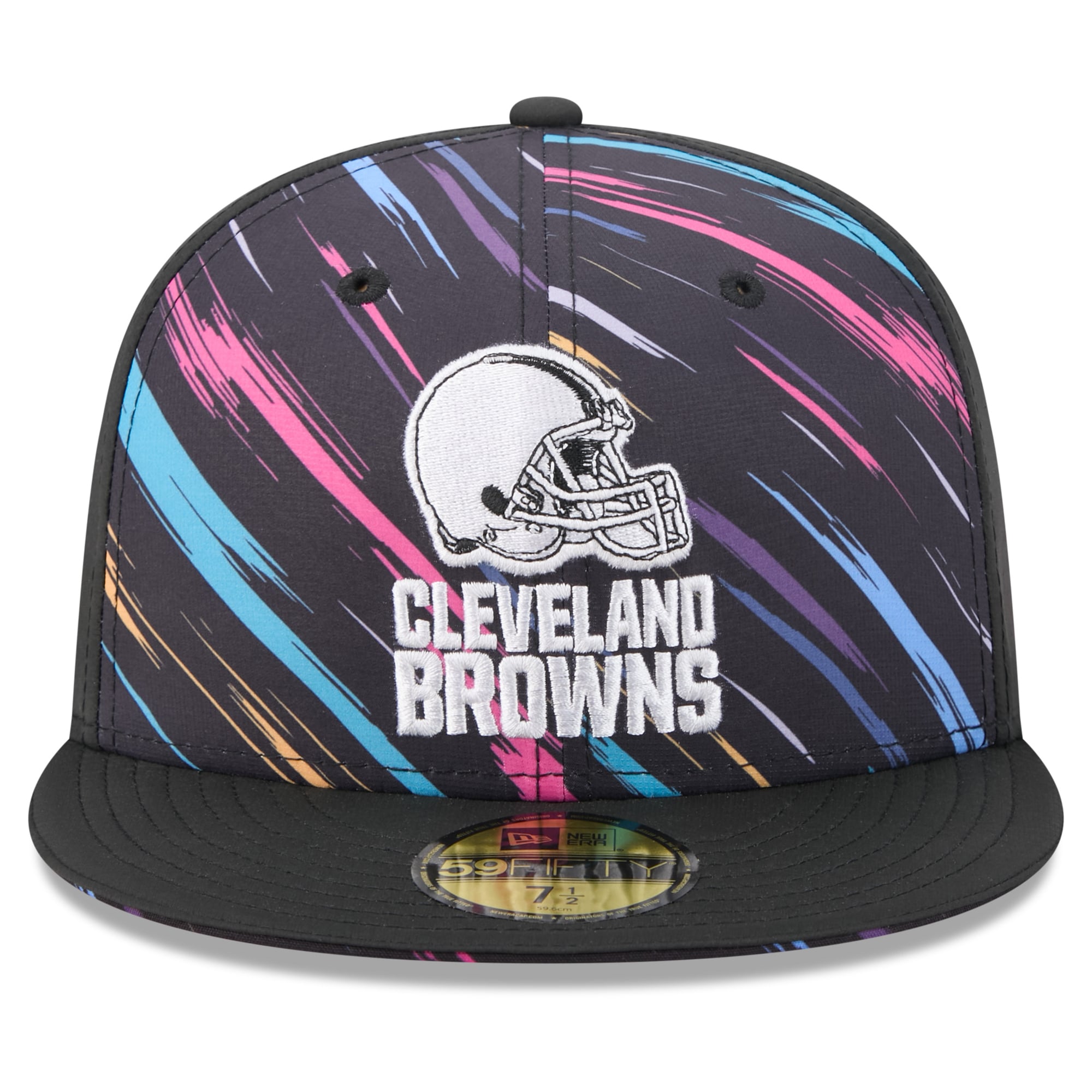 Men's New Era Black Cleveland Browns 2026 NFL Crucial Catch 59FIFTY Fitted Hat