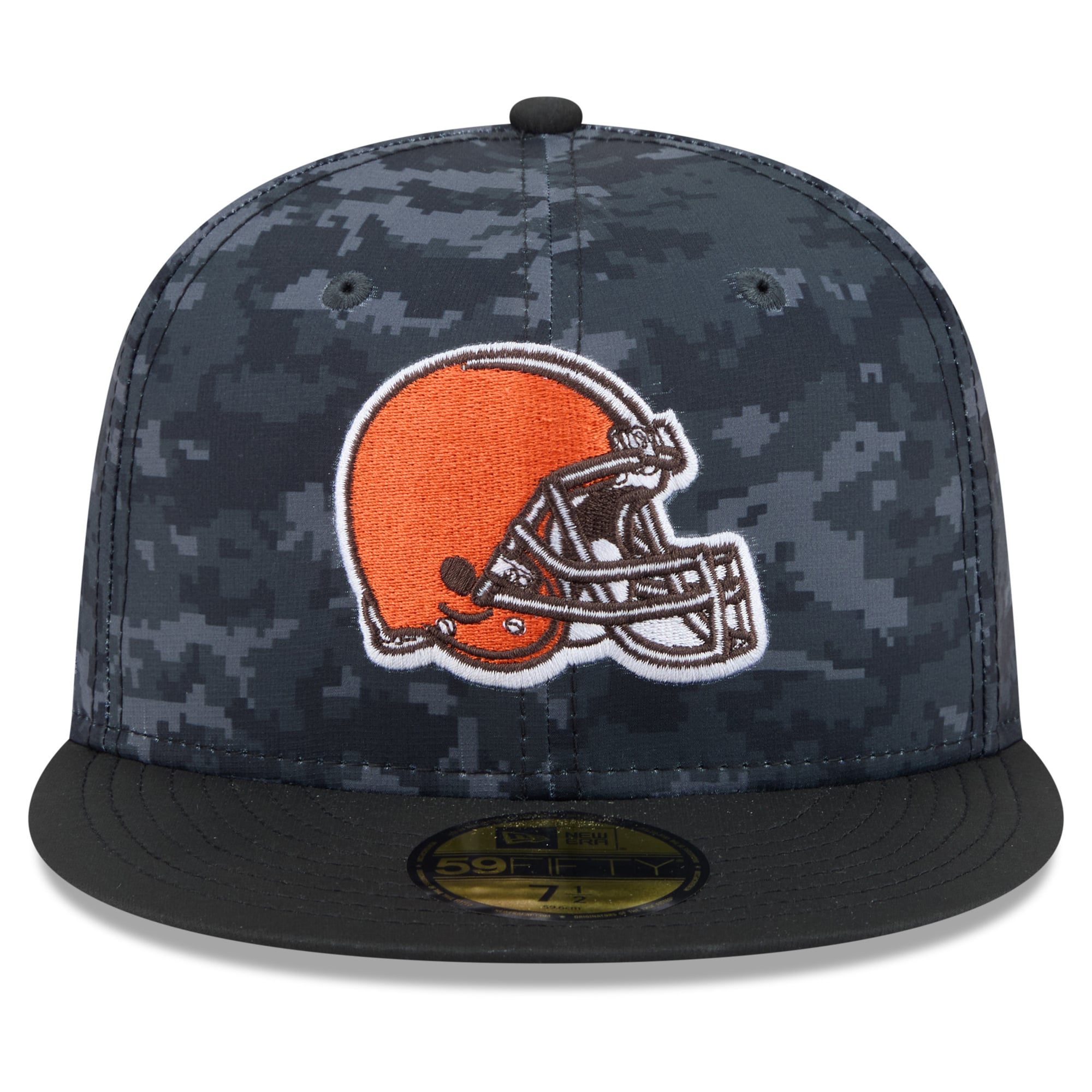 Men's New Era Black Cleveland Browns 2026 Salute To Service 59FIFTY Fitted Hat