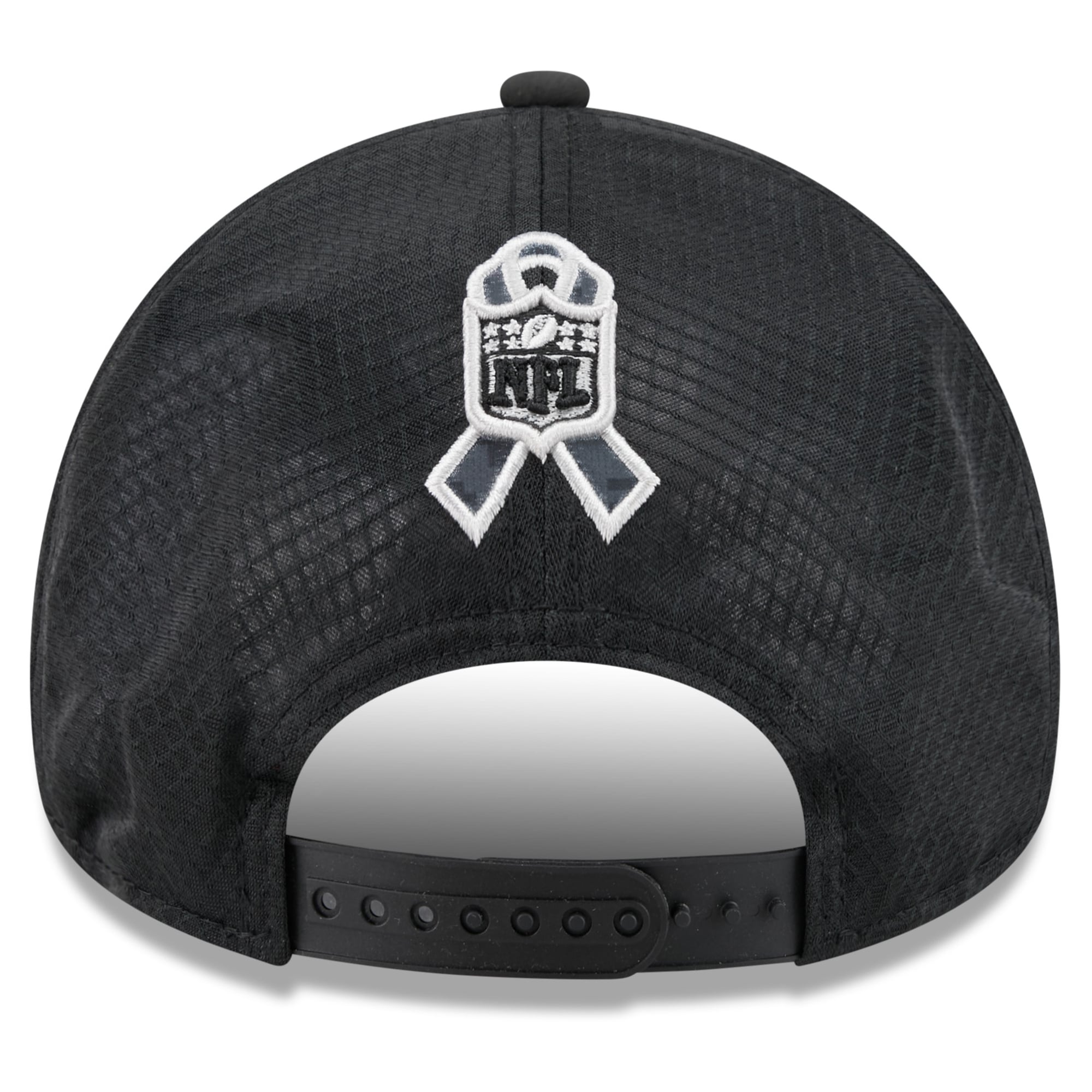 Men's New Era Black Cleveland Browns 2026 Salute To Service Apex 9FORTY Adjustable Trucker Hat