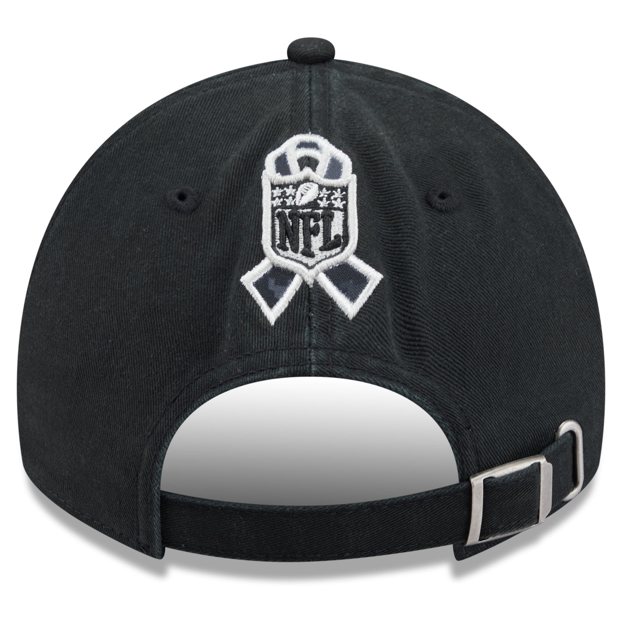 Casquette New Era noire pour homme Cleveland Browns 2026 Salute To Service, style classique décontracté et ajustable