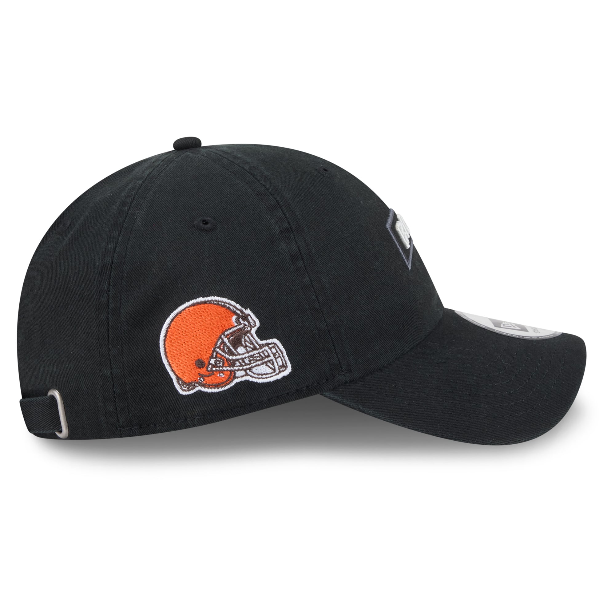 Casquette New Era noire pour homme Cleveland Browns 2026 Salute To Service, style classique décontracté et ajustable