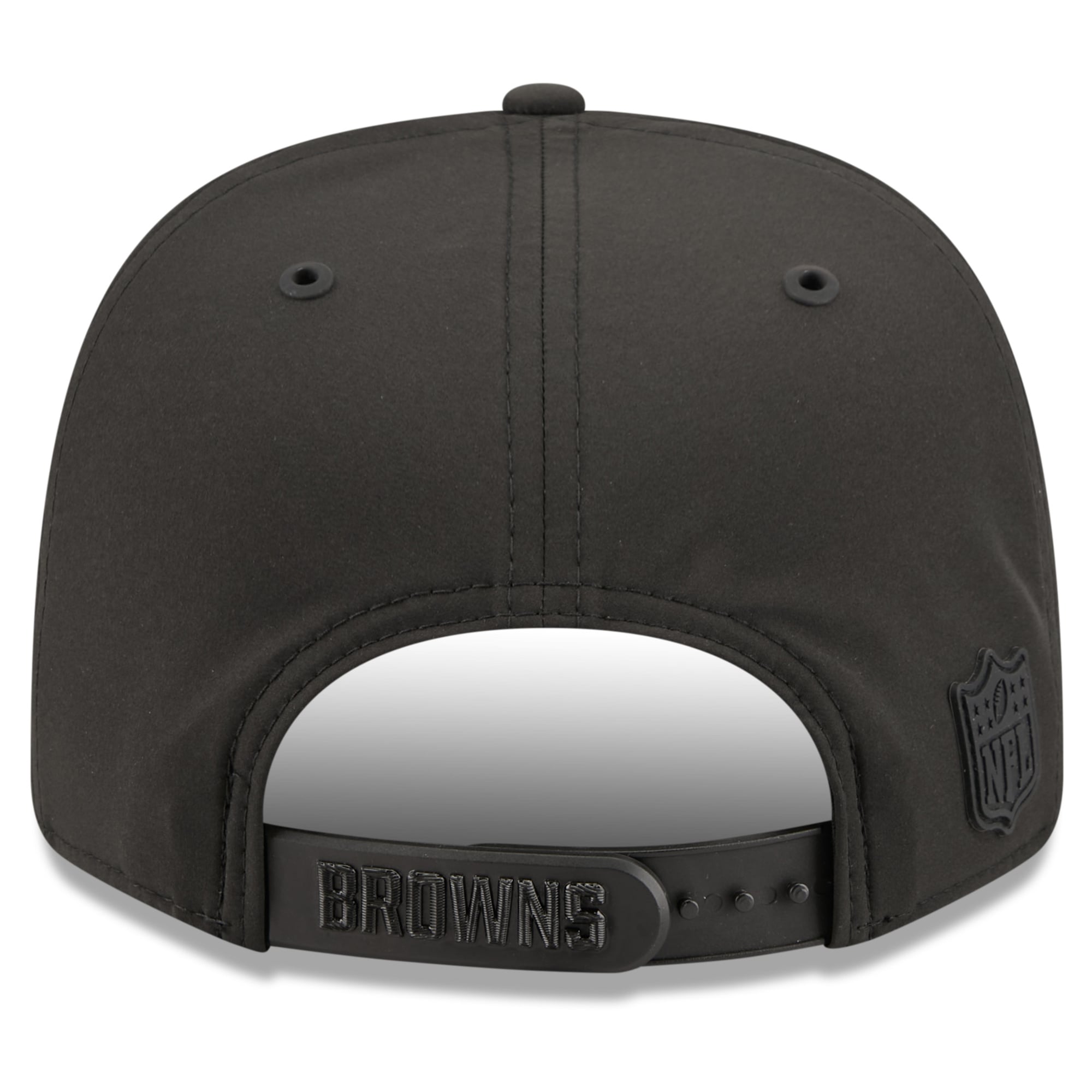 Casquette ajustable New Era noire Cleveland Browns 2026 Sideline 9SEVENTY pour homme