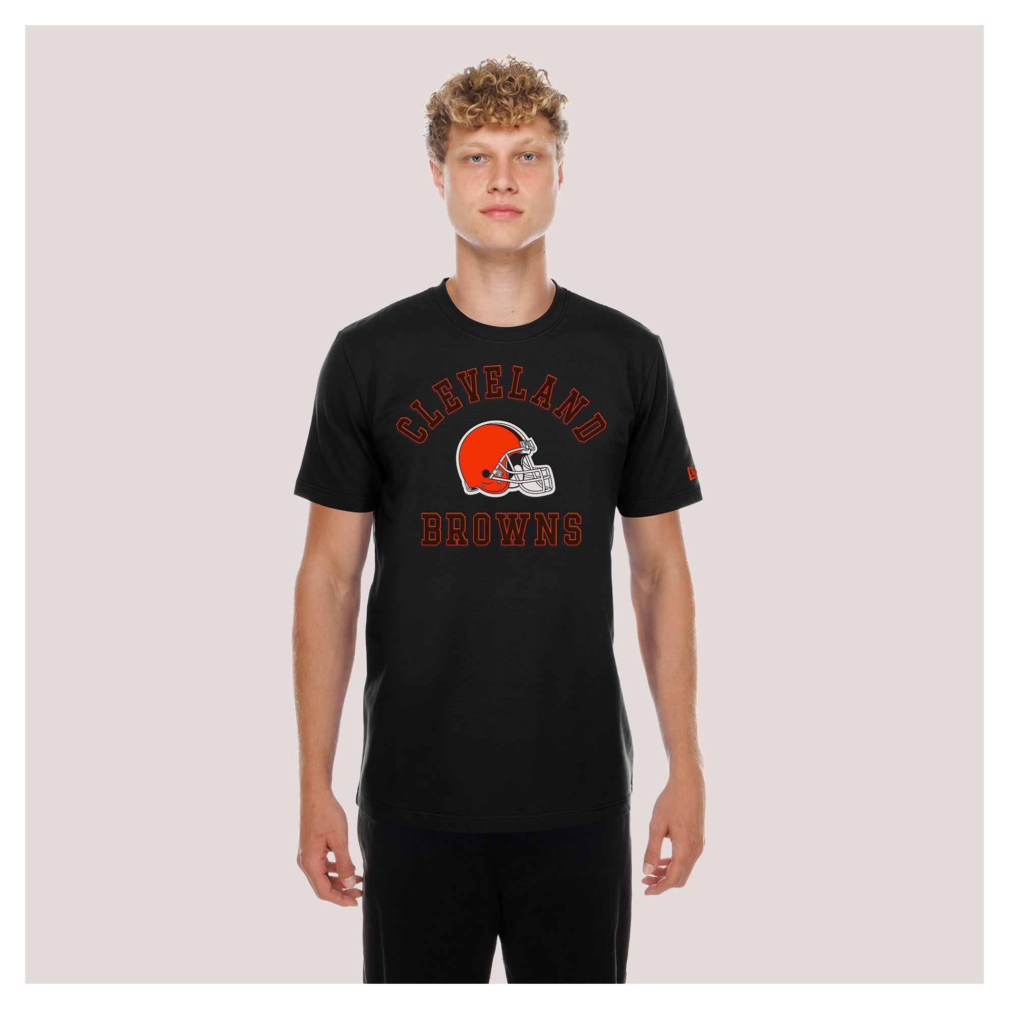 Men's New Era Black Cleveland Browns Functional Fandom T-Shirt