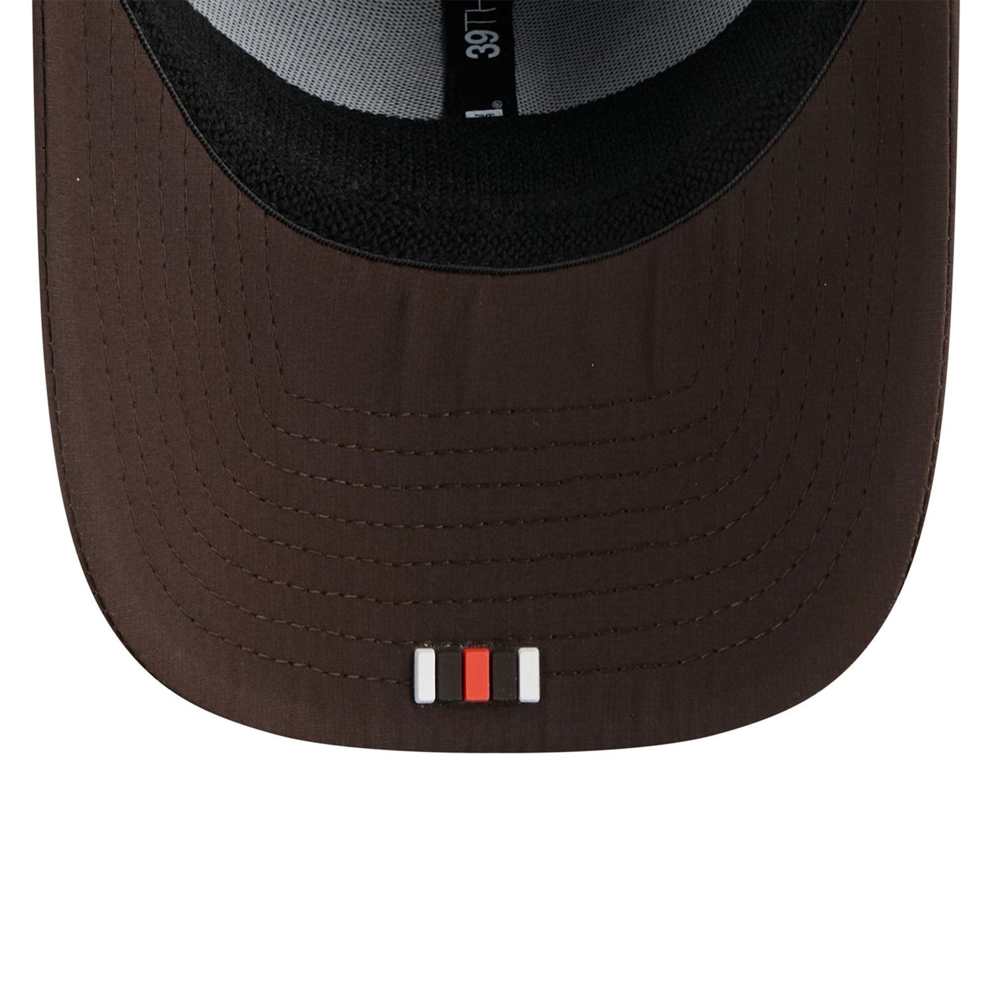 Casquette 39THIRTY Flex marron New Era pour homme, édition 2025 des Cleveland Browns