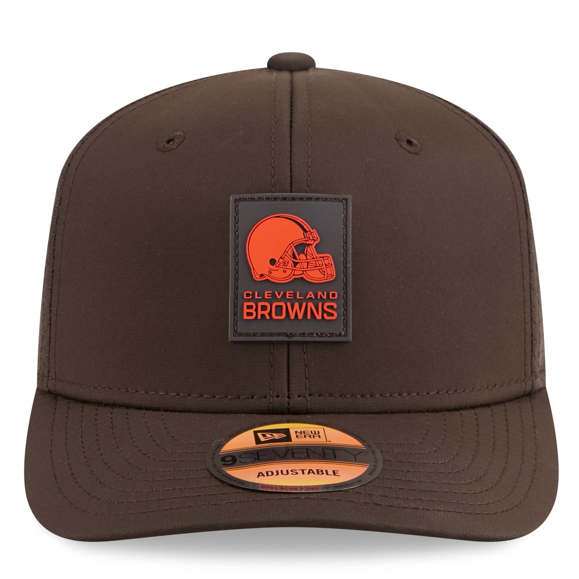 Casquette ajustable 9SEVENTY Trucker marron des Cleveland Browns 2025 pour homme de New Era