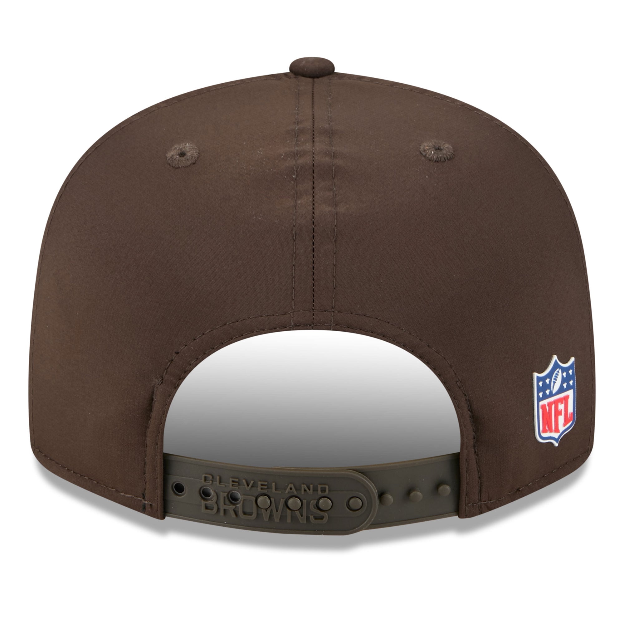 Casquette Snapback 9FIFTY marron à panneaux fendus pour homme New Era Cleveland Browns 2025