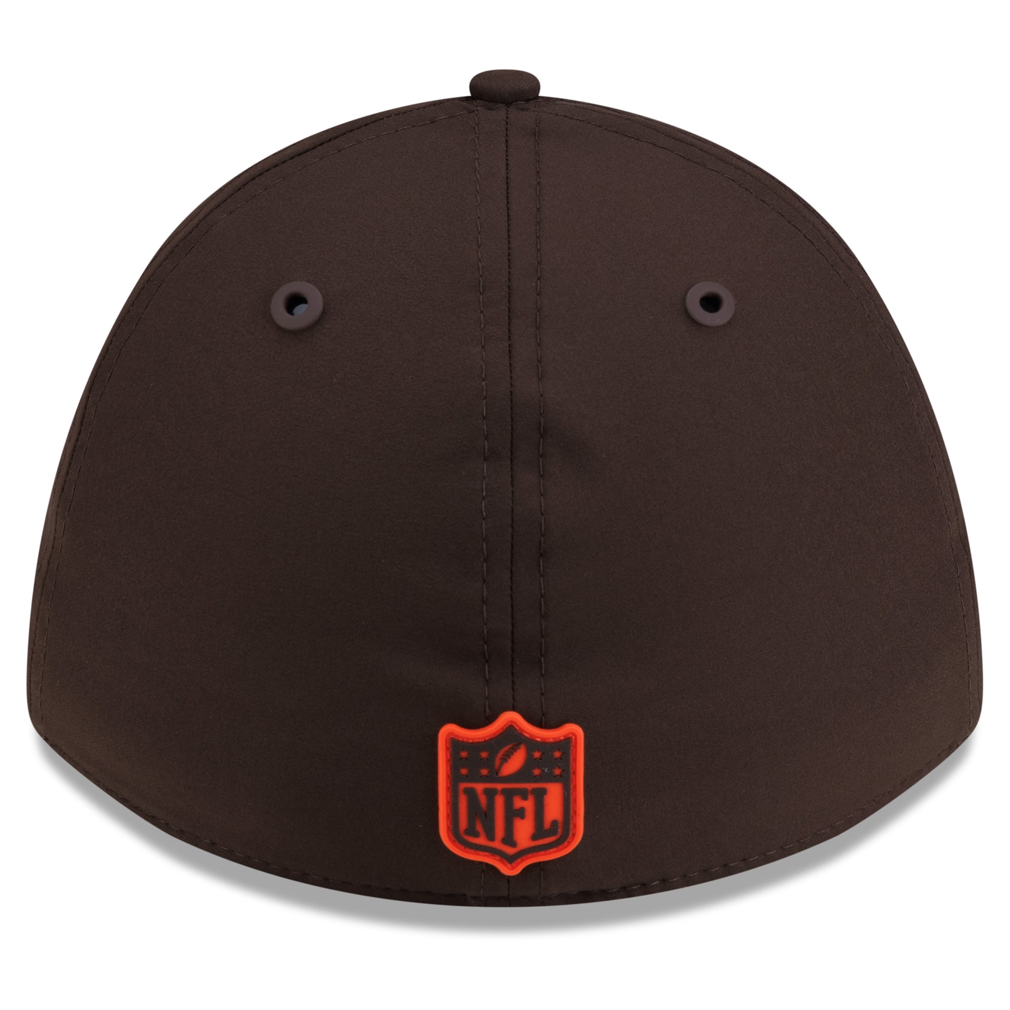 Casquette New Era marron Cleveland Browns 2026 Sideline 39THIRTY M-Crown Flex pour homme
