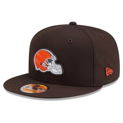 Cleveland Browns New Era 2026 Sideline 9FIFTY Snapback Hat - Brown