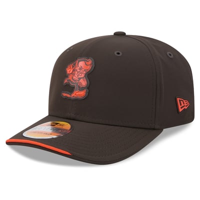 Cleveland Browns New Era 2026 Sideline Throwback 9SEVENTY Adjustable Hat - Brown
