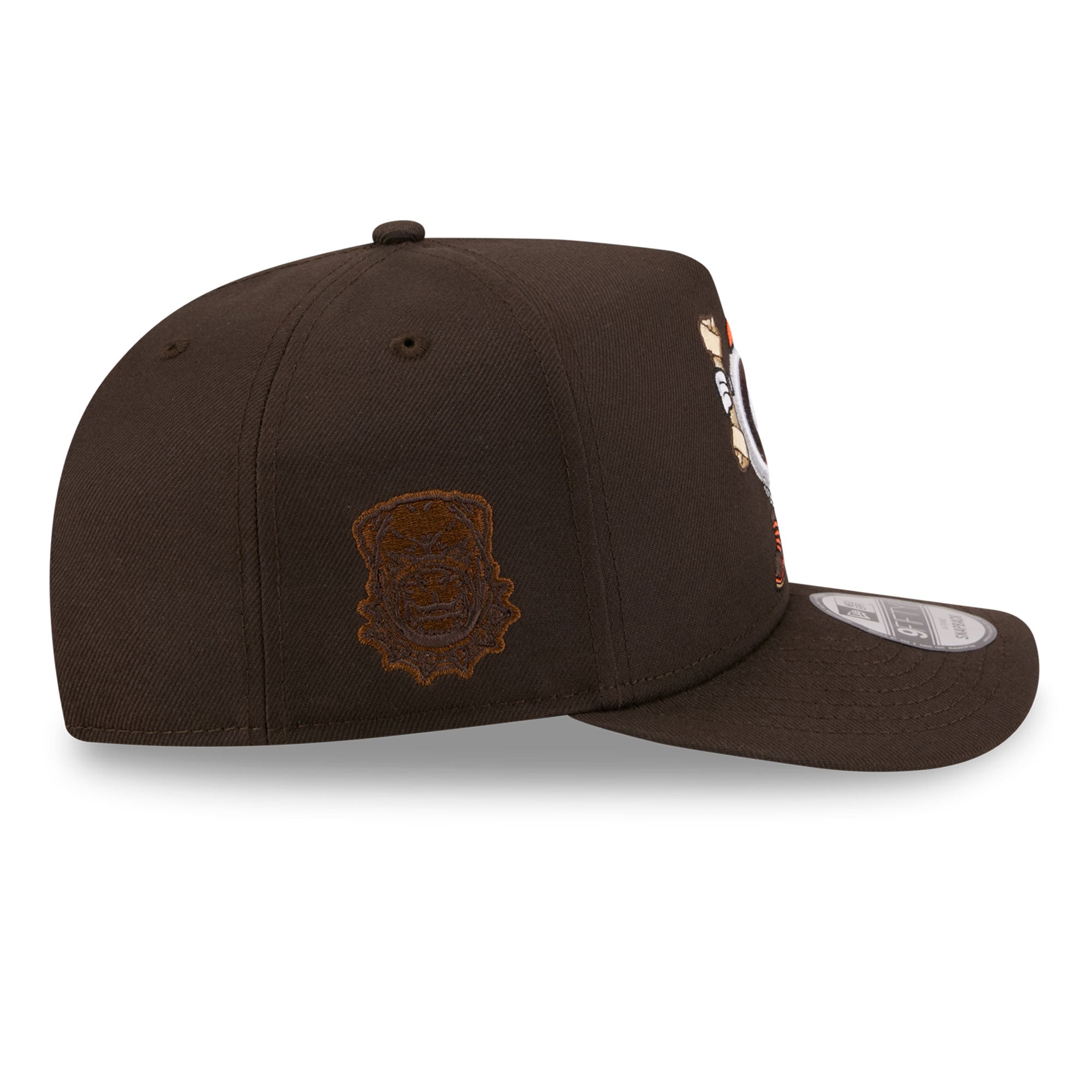 Casquette snapback New Era 9FIFTY marron Cleveland Browns pour homme