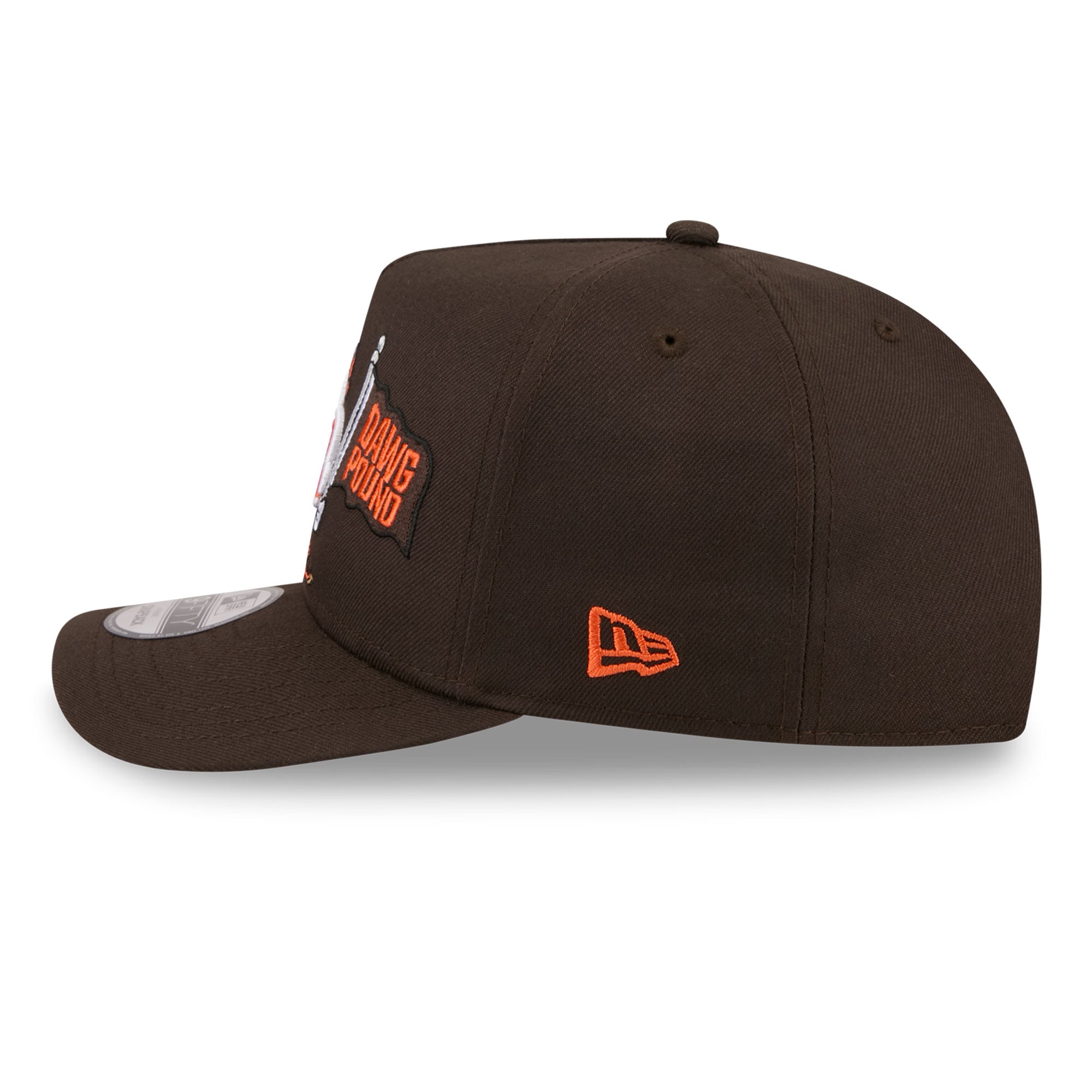 Casquette snapback New Era 9FIFTY marron Cleveland Browns pour homme